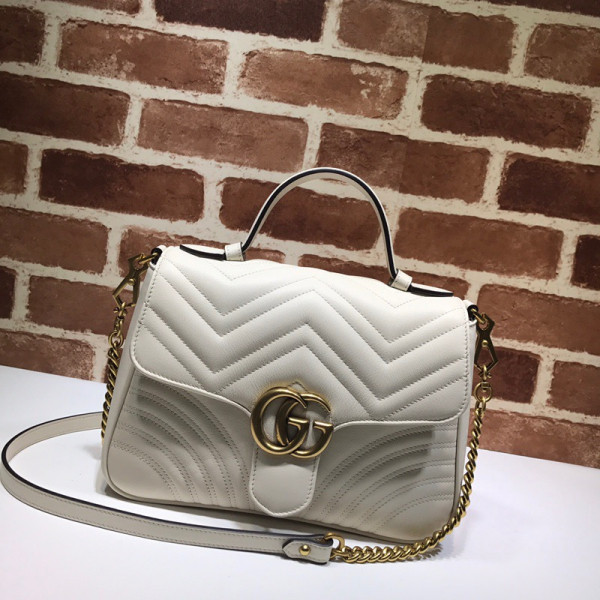 G*u*i gg marmont small top handle bag