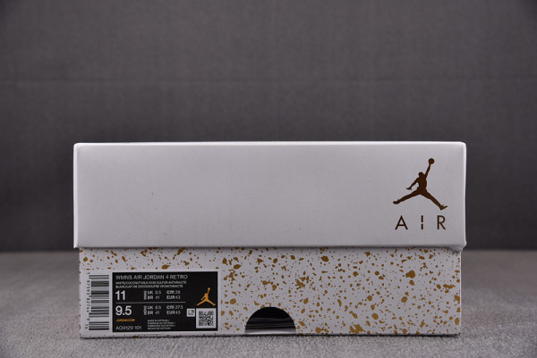 AIR JORDAN 4 WOMENS "VIVID SULFUR" AQ9129-101