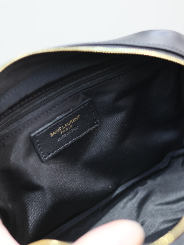 Y*L calypso cosmetic pouch in lambskin