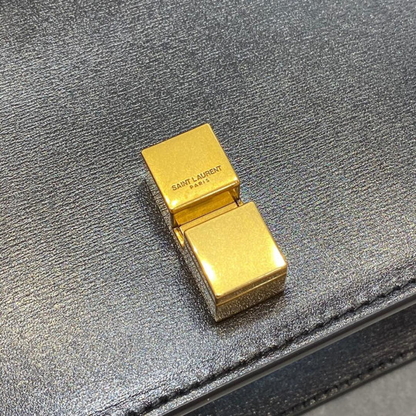 Y*L loulou carre satchel in smooth leather